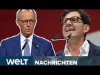 LINKE: Vergleich zwischen CDU und AfD! Neuer Linken-Chef poltert direkt auf Parteitag! | WELT Stream