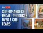 E.coli: Dozens of supermarket sandwiches, wraps & salads recalled