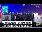 Ouverture de l'Africa CEO forum 2025 à Abidjan : des invités très politiques • FRANCE 24