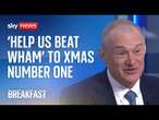 Sir Ed Davey calls for more support for young carers and aims for Christmas number 1