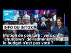 Motion de censure contre Barnier : la France se dirige-t-elle vers un shutdown à l'américaine ?