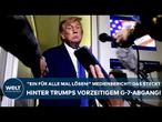 NAHOST: "Ein für alle Mal lösen!" Medienbericht! Das steckt hinter Trumps vorzeitigem G-7-Abgang