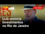 Lula fala ao vivo e anuncia investimentos para periferias e o início das obras do PAC em Guaratiba
