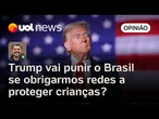 Trump pode punir Brasil se Congresso agir correto e regular redes para proteger crianças | Sakamoto