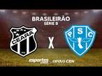 CEARÁ X PAYSANDU AO VIVO | 34ª RODADA BRASILEIRÃO SÉRIE B DIRETO DA ARENA CASTELÃO