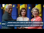 PUTINS NEUES ZIEL? Moldau hofft auf EU-Beitritt! Von der Leyen spricht sich für Ukraine-Nachbar aus!