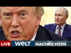 UKRAINE-KRIEG: „Ein starkes Zeichen“ von Trump! Putins Ölriesen im Visier | WELT Livestream