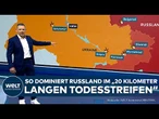 FRONTLAGE: Der "Todesstreifen" im Ukraine-Krieg! Russische Truppen dominieren den Luftraum