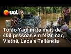 Tufão Yagi causa mais de 400 mortes em Mianmar, Vietnã, Laos e Tailândia; país faz apelo por ajuda