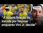 A bizarra fixação da torcida por Neymar enquanto Vinícius Jr. decide jogos | Rodrigo Mattos