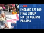 Injury blow for England as fans prepare for World Cup match against Panama