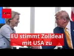 EU stimmt Zolldeal mit USA zu