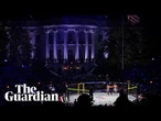 Trump celebration marred by Michelle Obama smear
