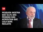 Pesquisa Atlas: 53,4% não acreditam que Lula será reeleito | GPS CNN