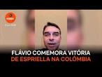 Flávio comemora vitória de Espriella na Colômbia