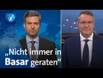 Bund-Länder-Streit um Steuersenkungen: Ministerpräsident Schweitzer (SPD) | tagesthemen interview