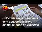 Colômbia elege presidente com esquerda à prova diante de onda de violência