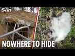 Ukraine OBLITERATES Russian grenade launcher and wipes out infantry positions with drone strikes