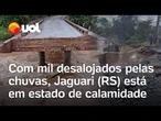 Maior enchente em 30 anos deixa Jaguari (RS) em calamidade pública