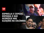Colômbia terá Espriella x Cepeda no 2º turno; Petro rejeita resultado da eleição