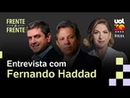 Daniela Lima e Zanini entrevistam Haddad sobre eleições, críticas de Tarcísio de Freitas e + ao vivo