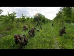 Des soldats volontaires français s'entrainent avec la légion internationale ukrainienne