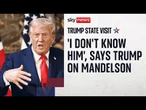 Beth Rigby questions Starmer and Trump at joint news conference