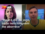 Flávio Bolsonaro: 'Nada nem ninguém me aborrece hoje', diz após vídeo de Michelle