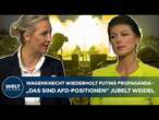 TV DUELL: Warum Alice Weidel und Sahra Wagenknecht beim Thema Ukraine russische Narrative vertreten