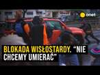 Ostatnie Pokolenie blokuje Wisłostradę w Warszawie. Oto ich postulaty: "Nie chcę umierać bez tlenu"