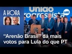 Federação União Brasil e PP: 'Arenão Brasil' dá mais votos para Lula do que PT na Câmara
