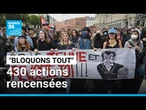 "Bloquons Tout" : des centains d'actions recensées, 199 interpellations à Paris • FRANCE 24