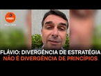 Divergência de estratégia não é divergência de princípios, diz Flávio