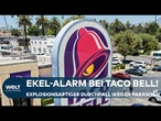 TACO BELL: Explosionsartiger Durchfall! Parasitenausbruch schickt hundert Menschen ins Krankenhaus