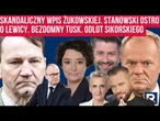 Skandaliczny wpis Żukowskiej. Stanowski ostro o Lewicy. Bezdomny Tusk. Polityczna Kawa