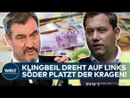 WIEDER KOALITIONSKRACH? Steuererhöhung – Lars Klingbeil mit SPD-Reflex schockt Markus Söder