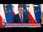 Co sugerował Hołownia, że "będzie musiał, nie daj Boże, zastąpić prezydenta Karola Nawrockiego"?