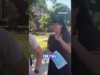 TPUSA students clash with classmates stealing signs #shorts