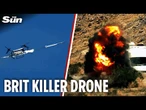 Dramatic moment British drone fires laser guided missile in world first