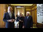 Mattarella al Re Felipe VI in Quirinale: 