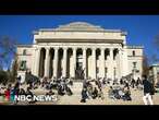 Columbia University disciplines student protesters who seized campus building last year