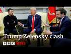 Watch in full as Zelensky and Trump clash in fiery Oval Office exchange | BBC News