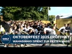 OKTOBERFEST 2025: Sprint zur ersten Maß - Der wilde erste Ansturm auf die Wiesn-Zelte!