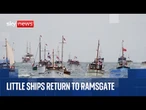 Live: Little ships return to Ramsgate after commemorative cruise to Dunkirk