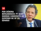 PT quer Haddad candidato ao governo de SP ou Senado | AGORA CNN