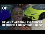 PF apreende arsenal em bunker na mansão do influenciador Buzeira em SP