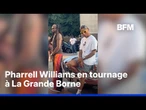 Pharrell Williams débarque à Grigny dans l’Essonne pour le tournage d’un clip