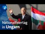 Nationalfeiertag in Ungarn: Reden von Orban und Opposition