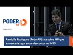 Senador Randolfe Rodrigues (Rede-AP) fala sobre MP que aumentaria rigor sobre descontos no INSS