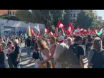 "Intifada, no al genocidio", gli slogan dei manifestanti al corteo pro Gaza a Roma